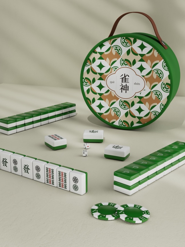 雀神 · 圆形麻将礼盒